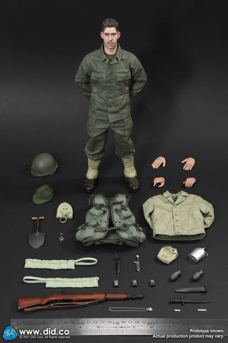Pedido Figura Private Mellish - WWII US 2nd Ranger Battalion marca DID A80155 escala 1/6 - Image 12