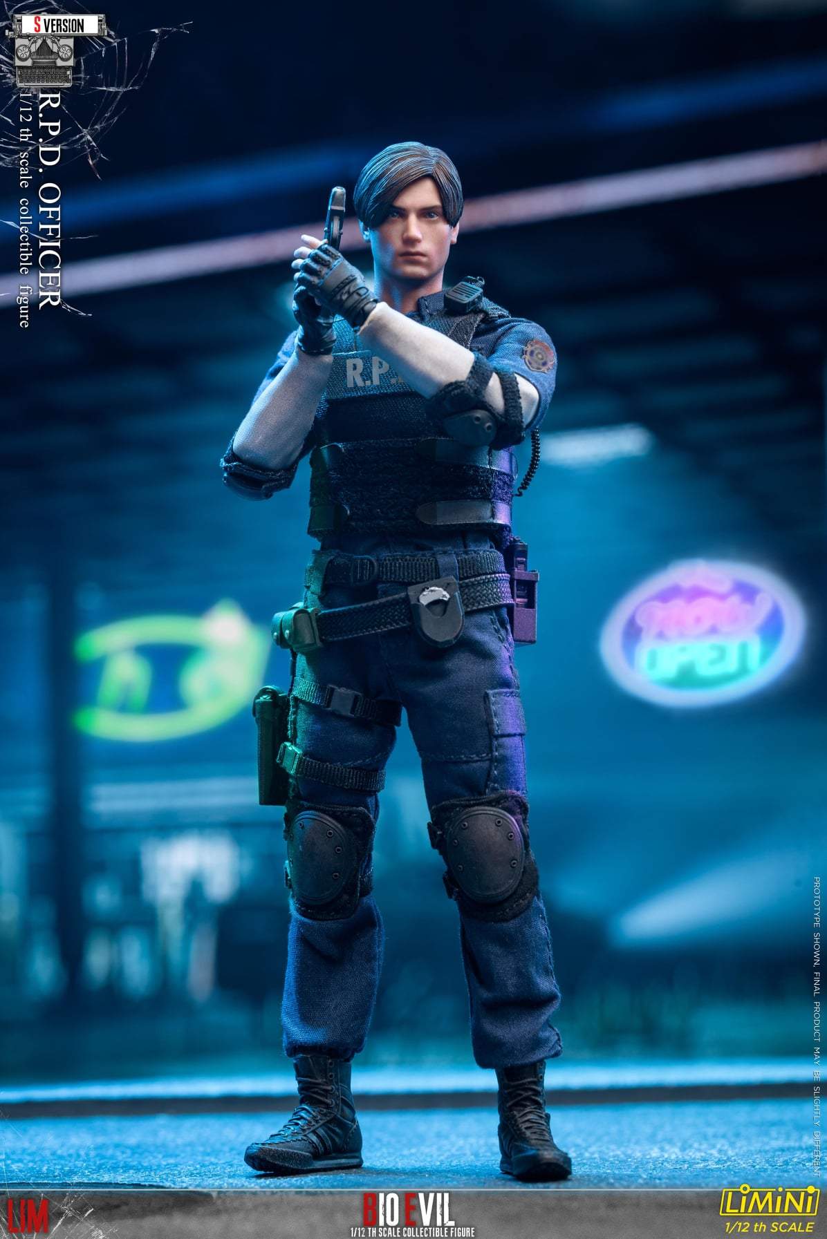 Pedido Figura R.P.D. Officer version S (Deluxe) marca Limtoys escala pequeña 1/12 (relanzamiento)