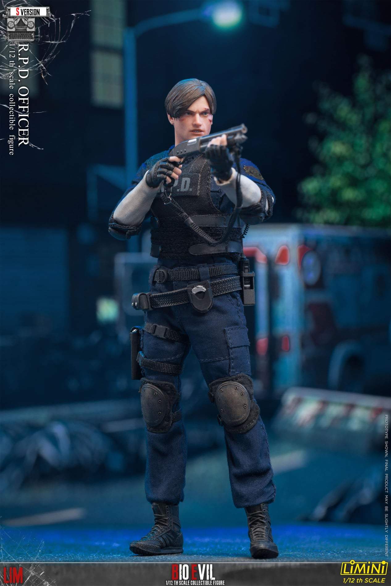 Pedido Figura R.P.D. Officer version S (Deluxe) marca Limtoys escala pequeña 1/12 (relanzamiento) - Image 2
