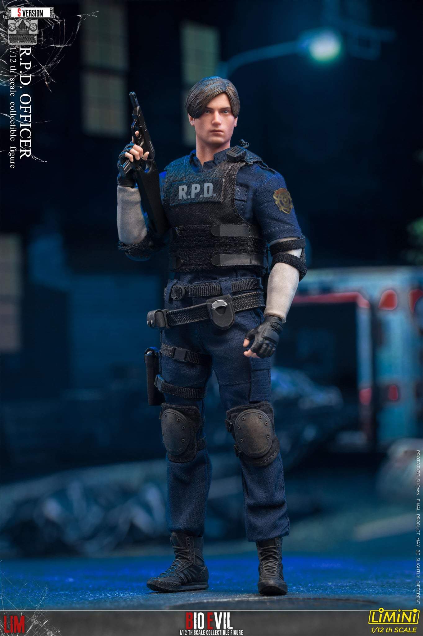 Pedido Figura R.P.D. Officer version S (Deluxe) marca Limtoys escala pequeña 1/12 (relanzamiento) - Image 4