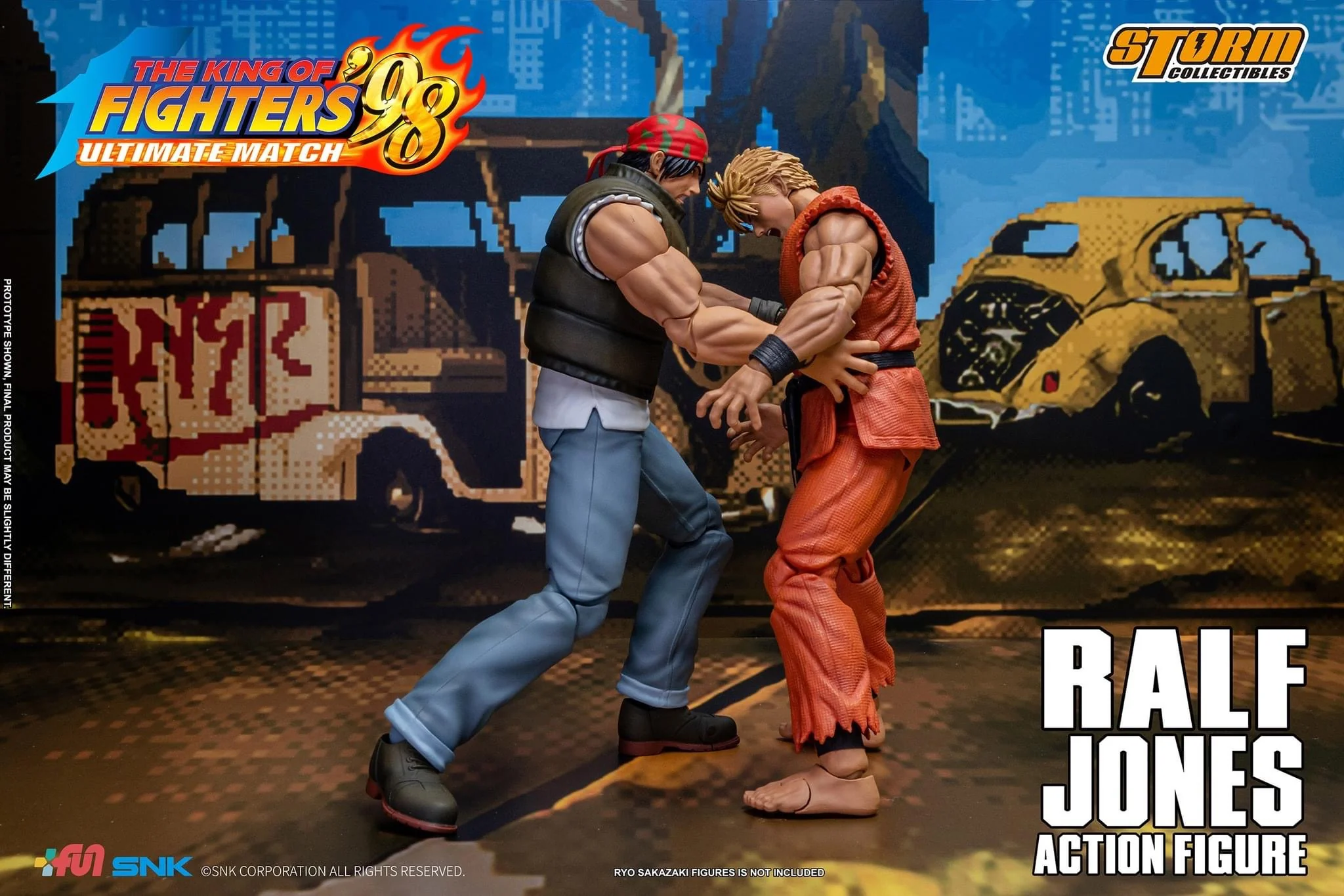Pedido Figura Ralf Jones - The King of Fighters '98 Unlimited Match marca Storm Collectibles SKKF14 escala pequeña 1/12 - Image 12