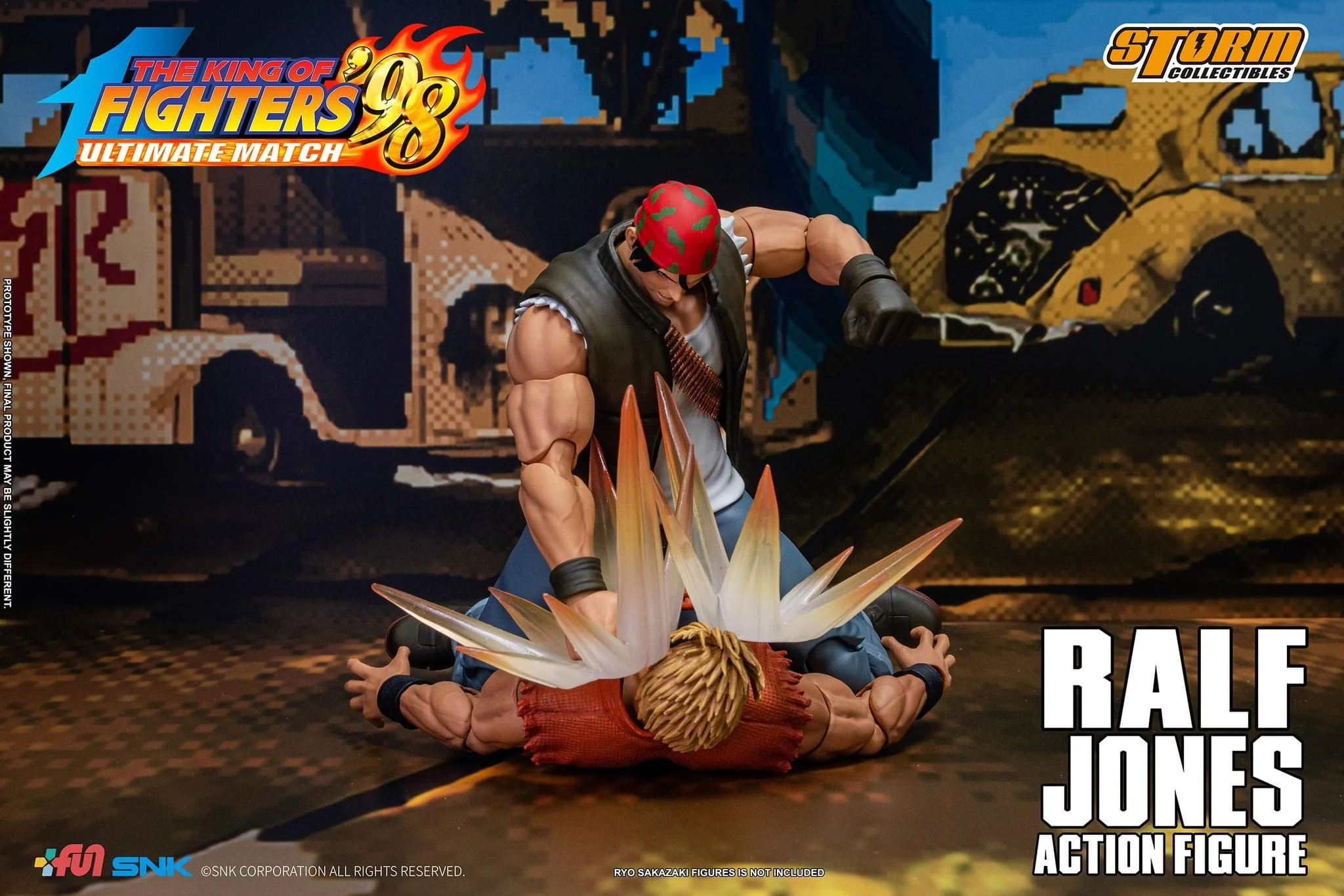 Pedido Figura Ralf Jones - The King of Fighters '98 Unlimited Match marca Storm Collectibles SKKF14 escala pequeña 1/12 - Image 16
