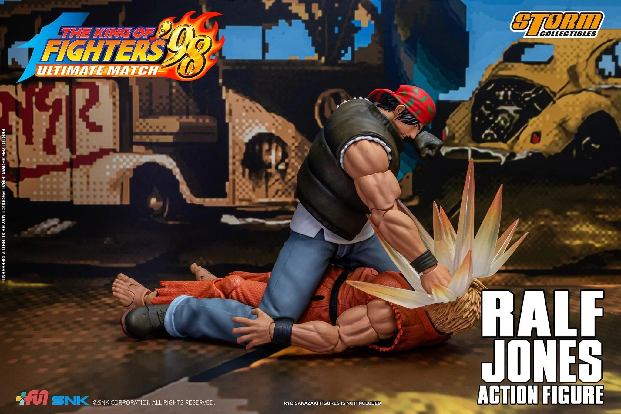 Pedido Figura Ralf Jones - The King of Fighters '98 Unlimited Match marca Storm Collectibles SKKF14 escala pequeña 1/12 - Image 17
