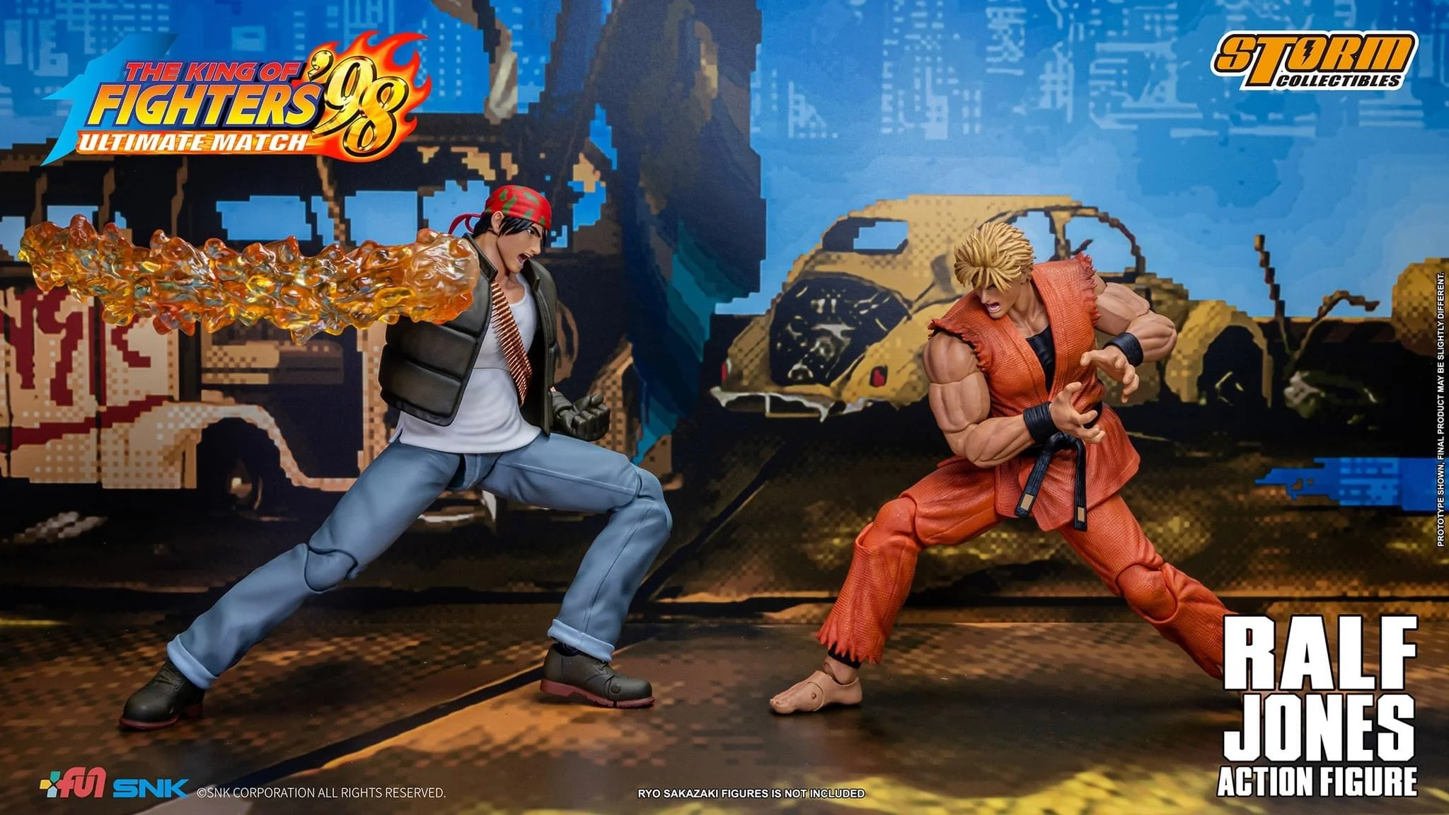 Pedido Figura Ralf Jones - The King of Fighters '98 Unlimited Match marca Storm Collectibles SKKF14 escala pequeña 1/12 - Image 19