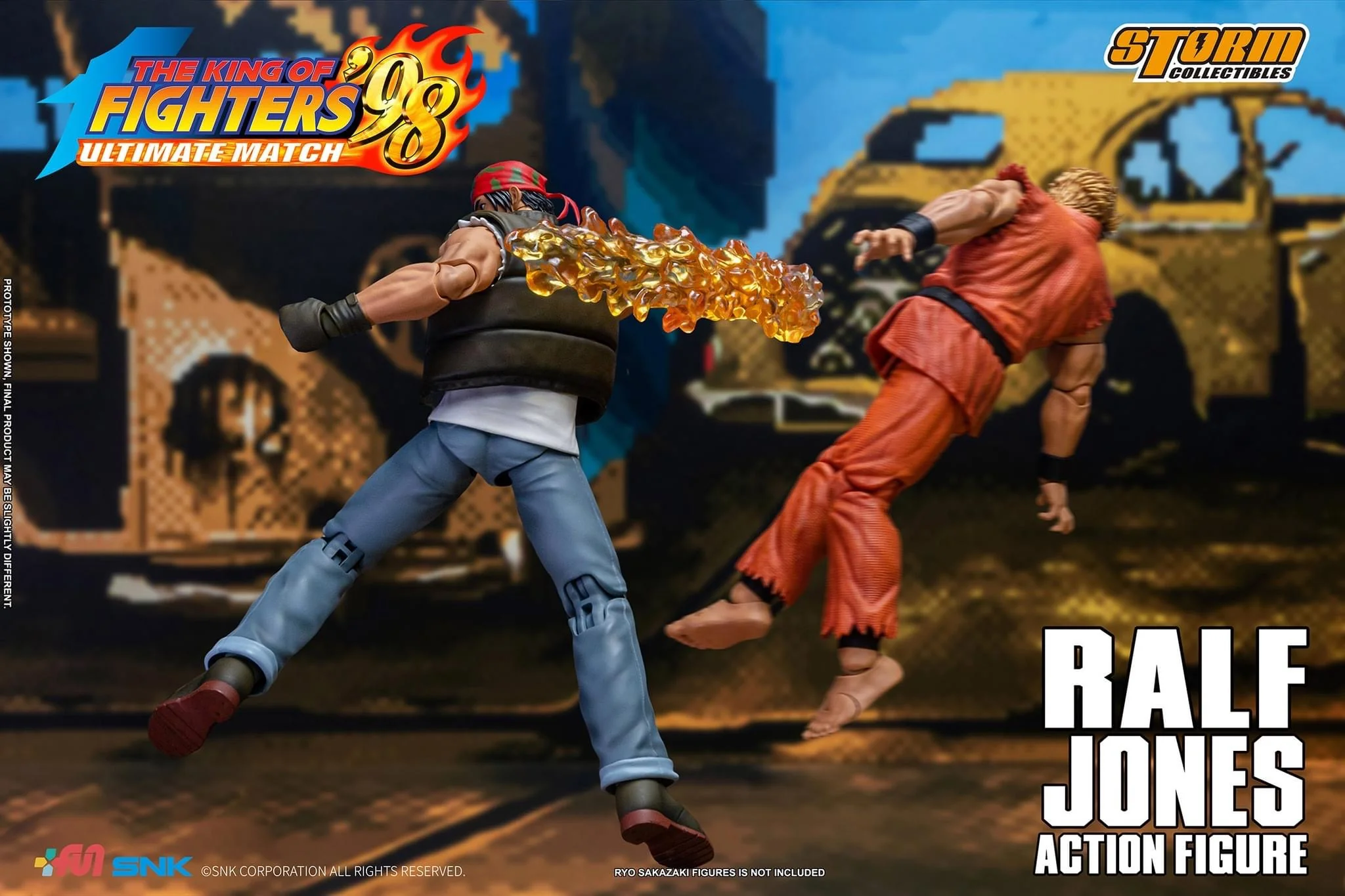 Pedido Figura Ralf Jones - The King of Fighters '98 Unlimited Match marca Storm Collectibles SKKF14 escala pequeña 1/12 - Image 20