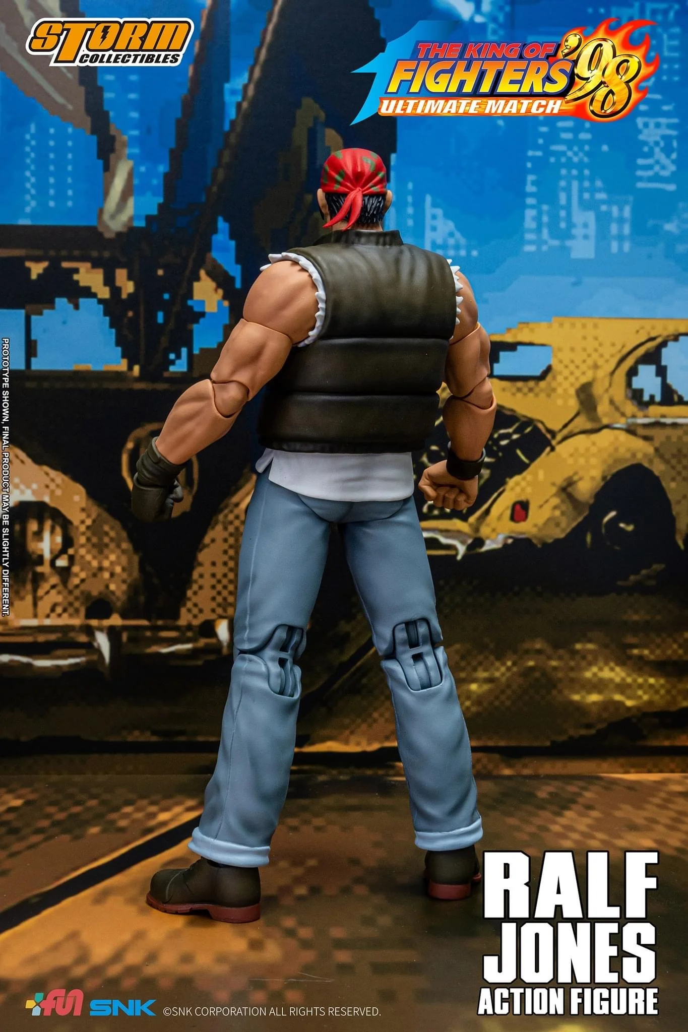 Pedido Figura Ralf Jones - The King of Fighters '98 Unlimited Match marca Storm Collectibles SKKF14 escala pequeña 1/12 - Image 23