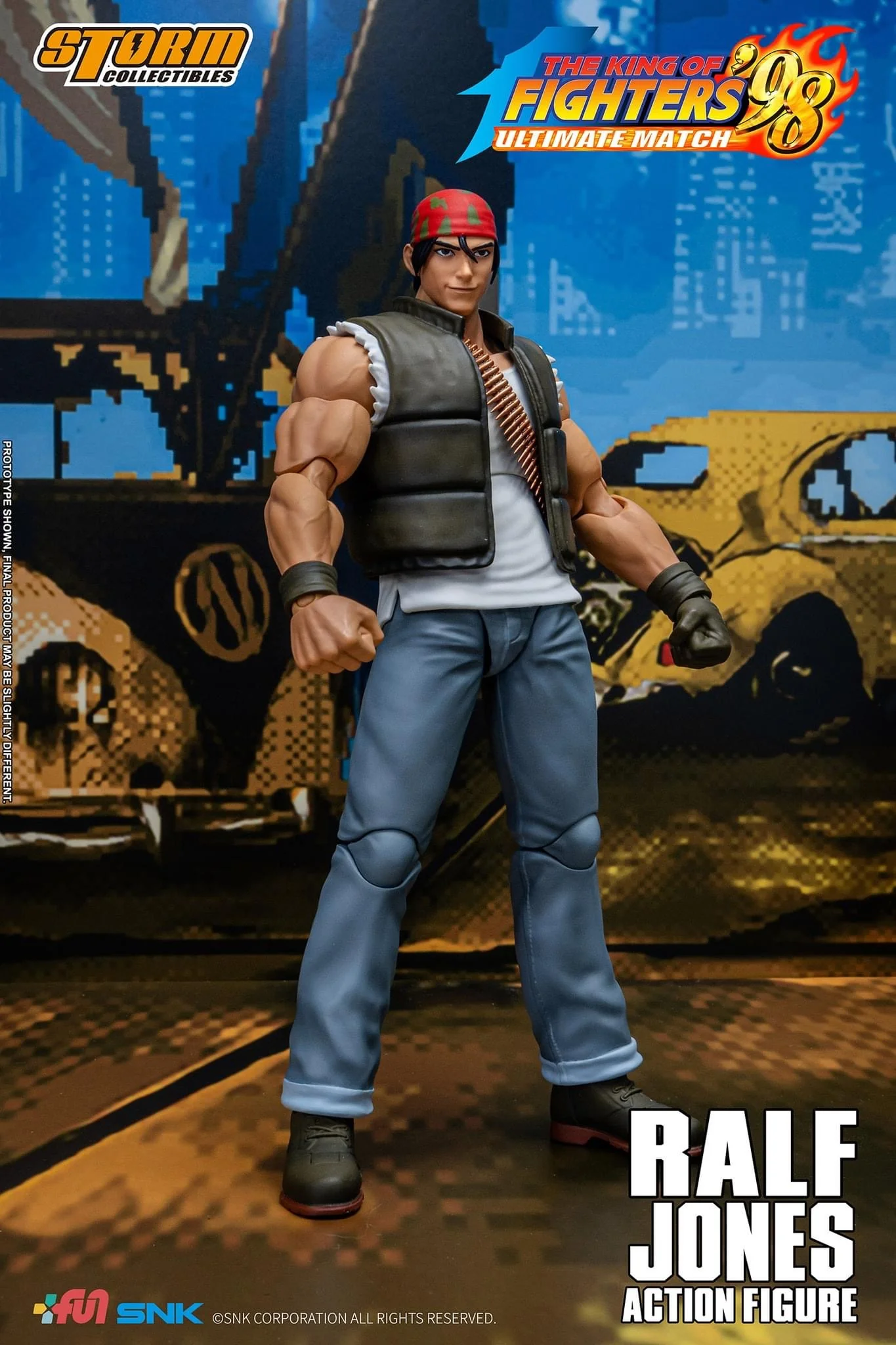 Pedido Figura Ralf Jones - The King of Fighters '98 Unlimited Match marca Storm Collectibles SKKF14 escala pequeña 1/12 - Image 24