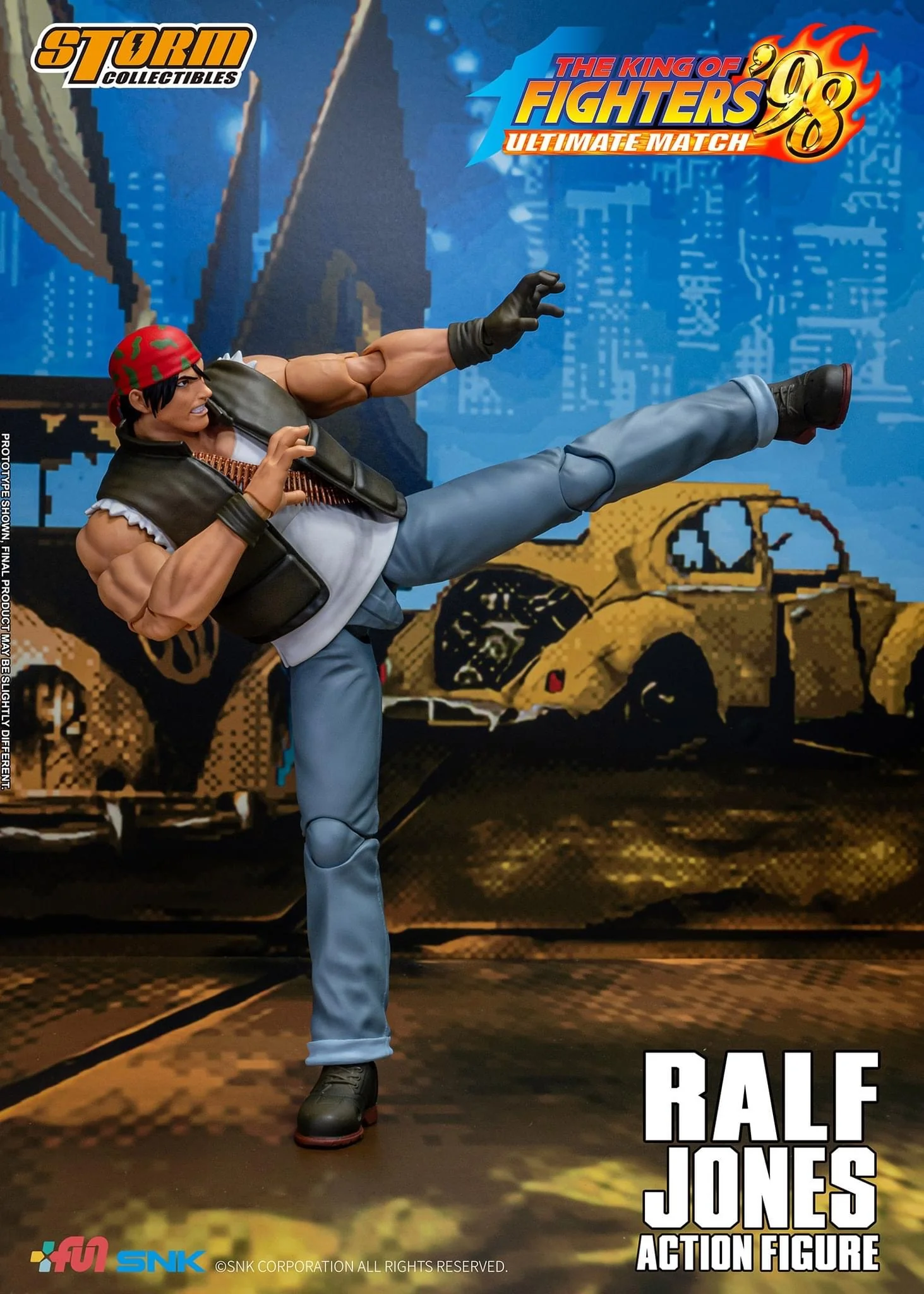 Pedido Figura Ralf Jones - The King of Fighters '98 Unlimited Match marca Storm Collectibles SKKF14 escala pequeña 1/12 - Image 4
