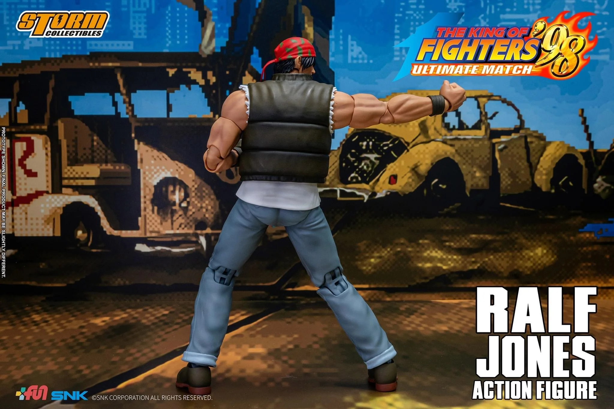 Pedido Figura Ralf Jones - The King of Fighters '98 Unlimited Match marca Storm Collectibles SKKF14 escala pequeña 1/12 - Image 5