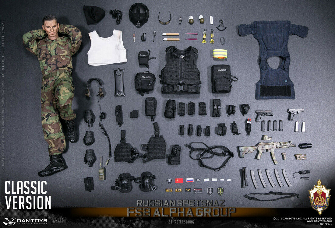 Pedido Figura Russian Spetsnaz FSB Alpha Group St. Petersburg Classic Version marca Damtoys 78071 escala 1/6 - Image 11
