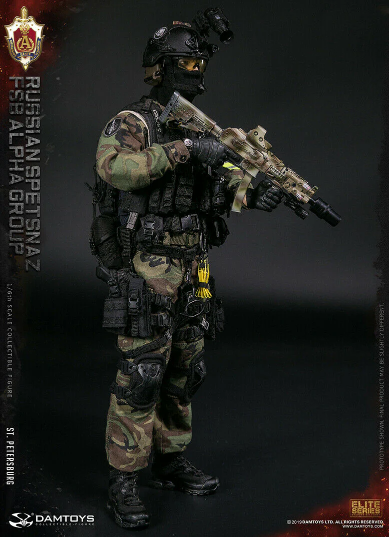 Pedido Figura Russian Spetsnaz FSB Alpha Group St. Petersburg Classic Version marca Damtoys 78071 escala 1/6 - Image 6