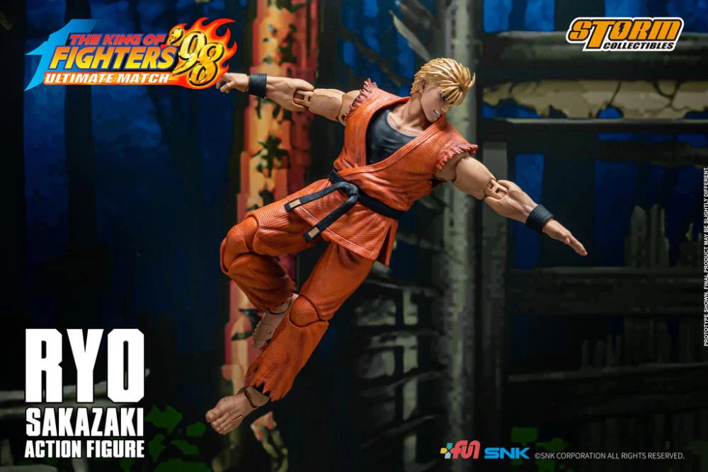 Pedido Figura Ryo Sakazaki - The King of Fighters '98: Ultimate Match marca Storm Collectibles SKKF09 escala pequeña 1/12 - Image 11