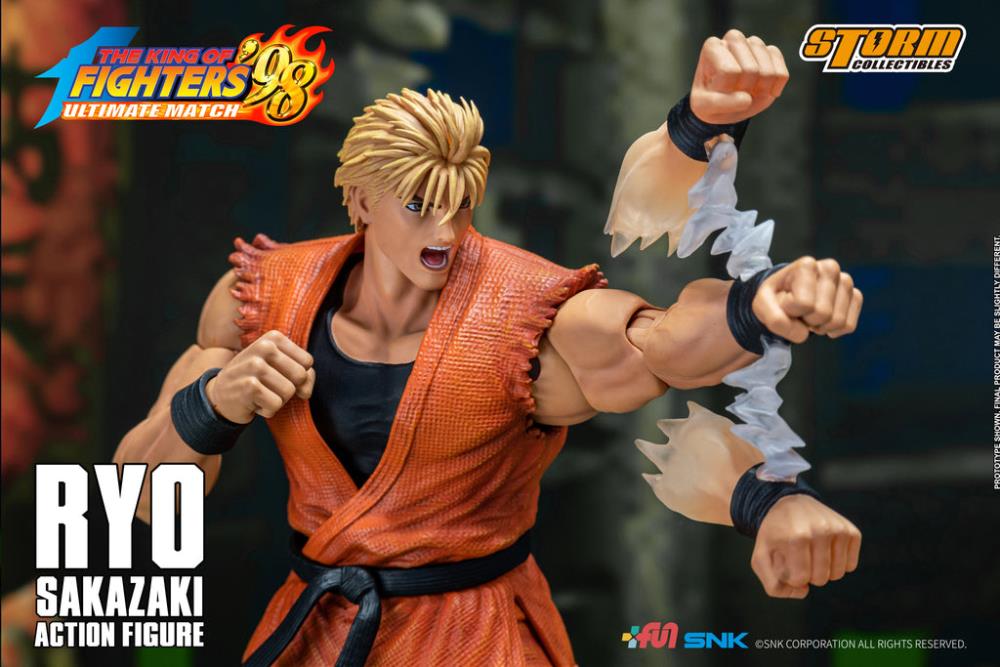 Pedido Figura Ryo Sakazaki - The King of Fighters '98: Ultimate Match marca Storm Collectibles SKKF09 escala pequeña 1/12 - Image 8