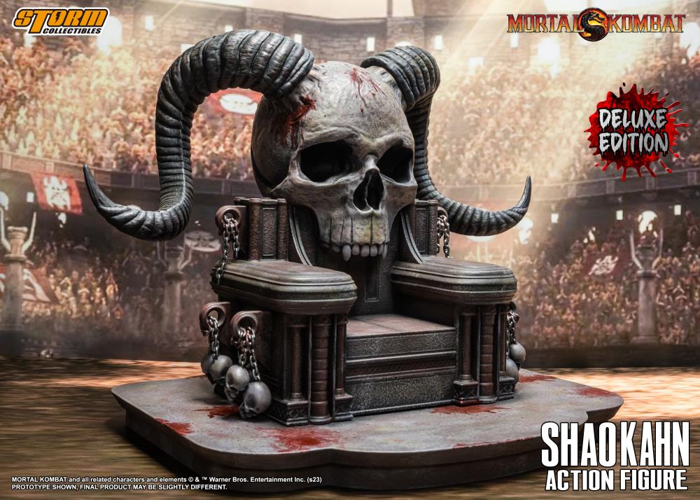 Pedido Figura Shao Kahn con Trono (Deluxe Edition) - Mortal Kombat marca Storm Collectibles escala 1/12 - Image 10