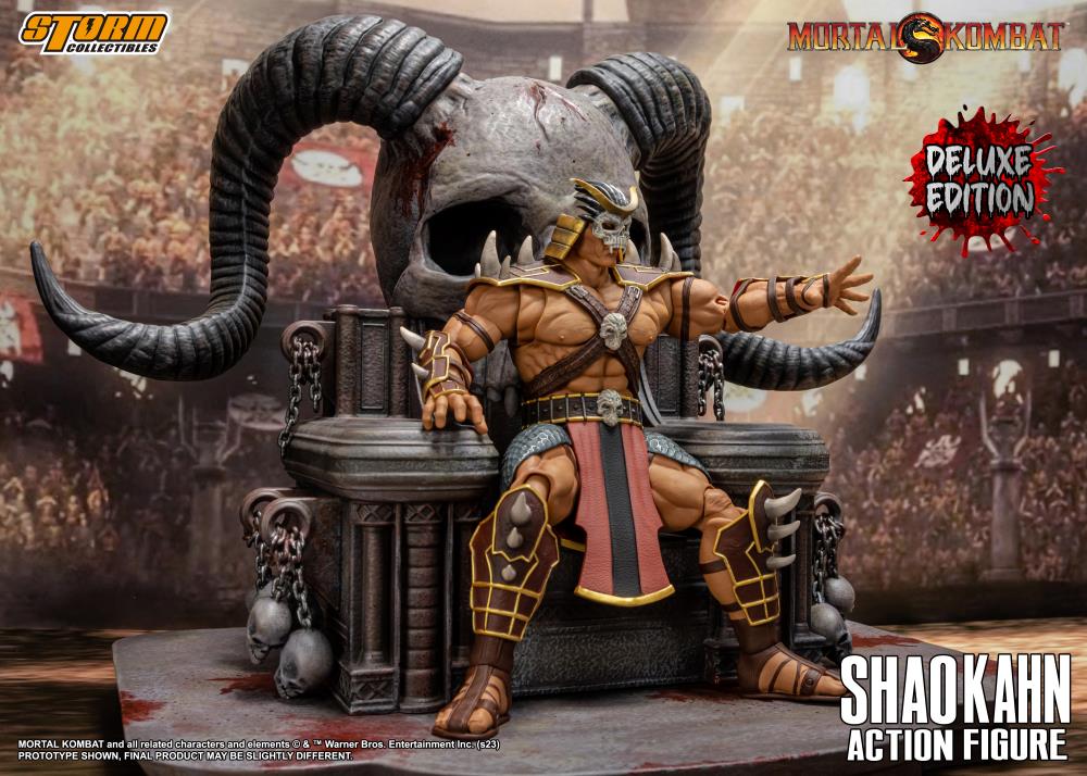 Pedido Figura Shao Kahn con Trono (Deluxe Edition) - Mortal Kombat marca Storm Collectibles escala 1/12 - Image 21