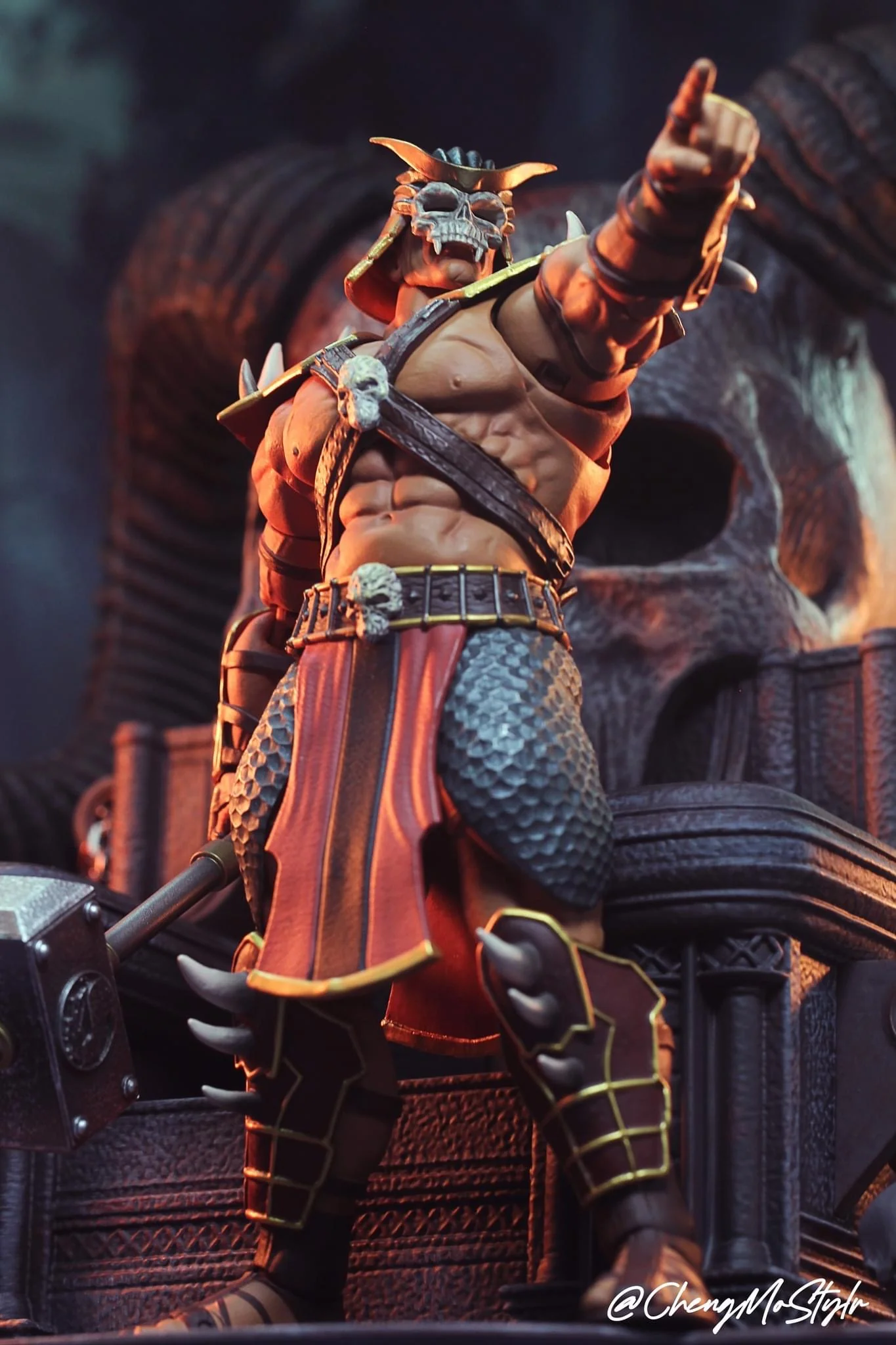 Pedido Figura Shao Kahn con Trono (Deluxe Edition) - Mortal Kombat marca Storm Collectibles escala 1/12 - Image 29