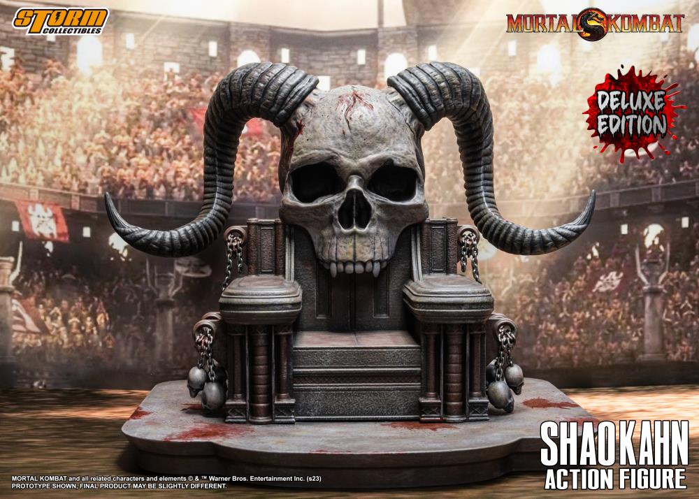Pedido Figura Shao Kahn con Trono (Deluxe Edition) - Mortal Kombat marca Storm Collectibles escala 1/12 - Image 3