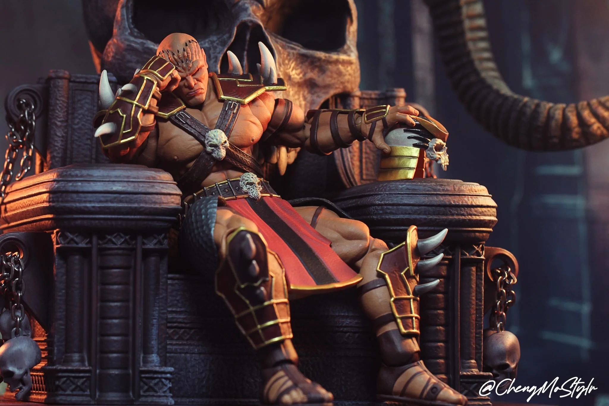 Pedido Figura Shao Kahn con Trono (Deluxe Edition) - Mortal Kombat marca Storm Collectibles escala 1/12 - Image 33