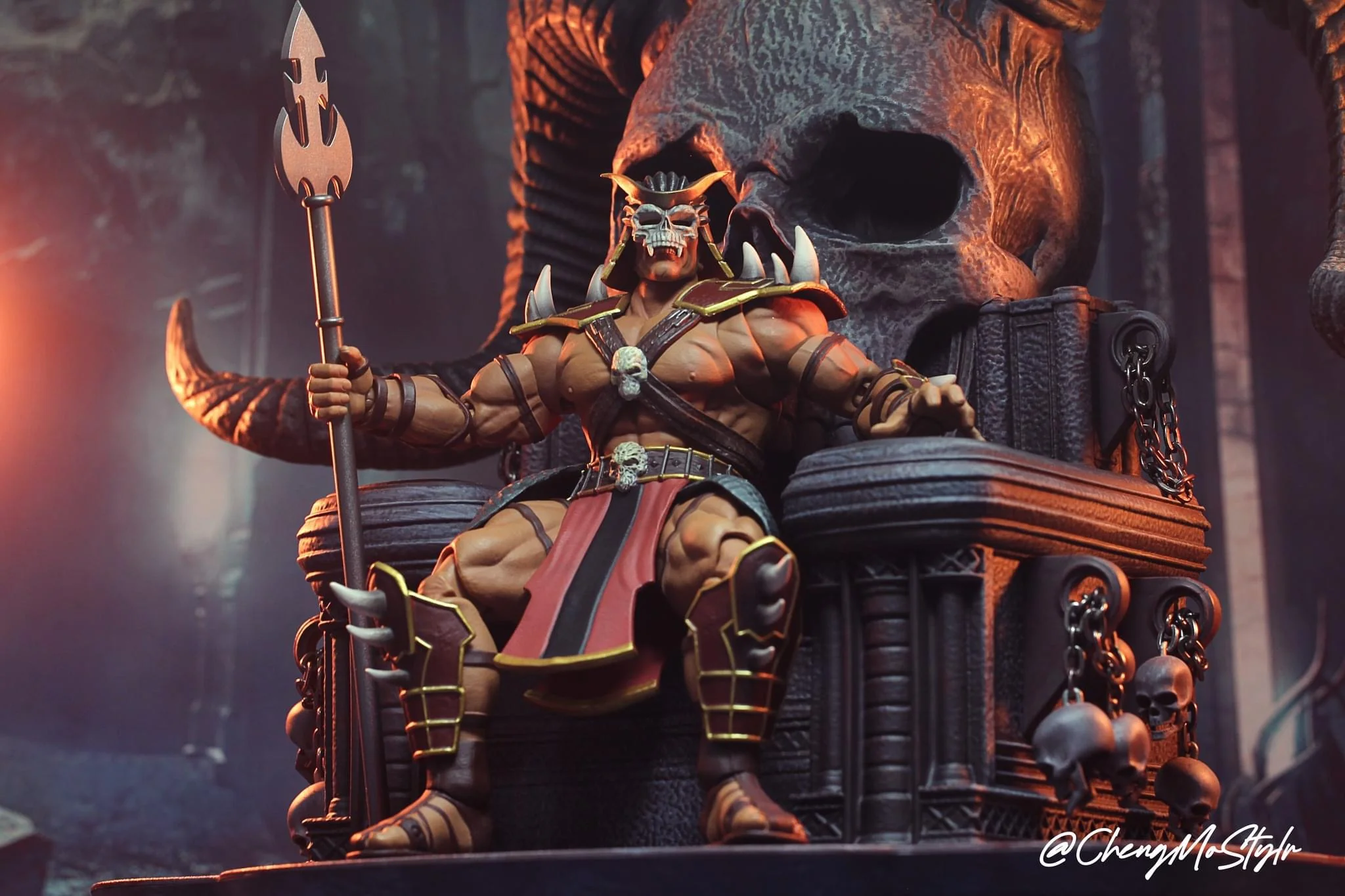 Pedido Figura Shao Kahn con Trono (Deluxe Edition) - Mortal Kombat marca Storm Collectibles escala 1/12 - Image 41