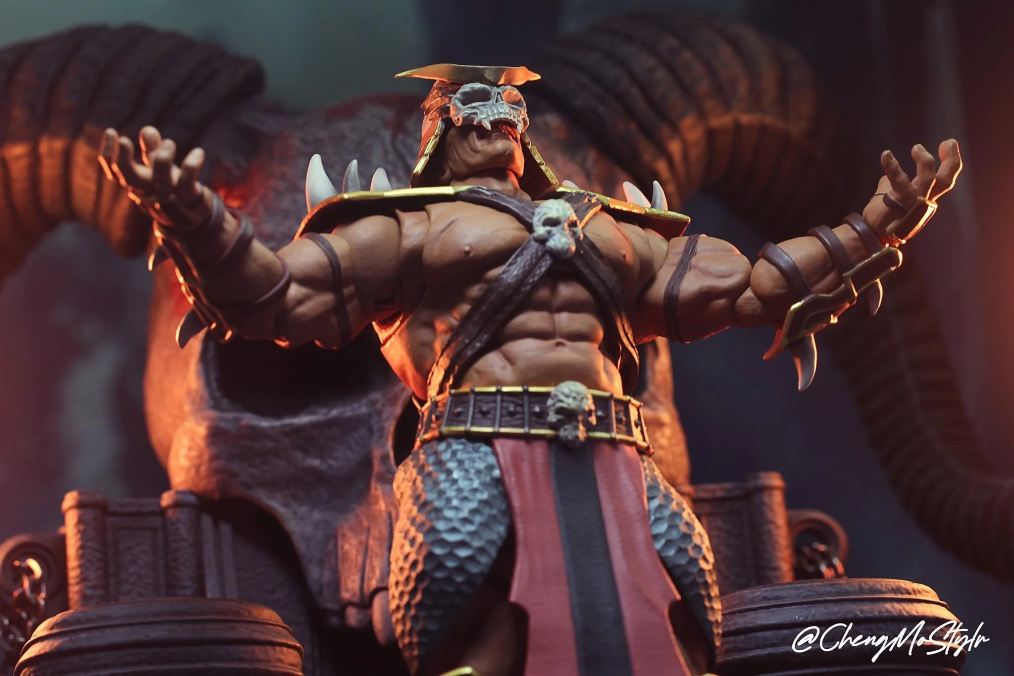 Pedido Figura Shao Kahn con Trono (Deluxe Edition) - Mortal Kombat marca Storm Collectibles escala 1/12 - Image 42