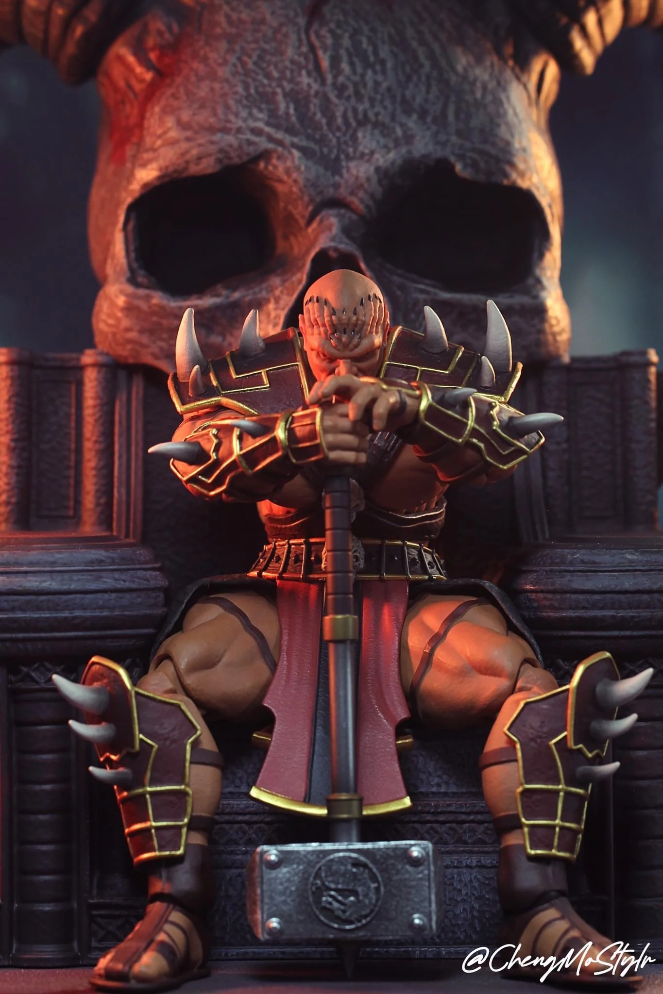 Pedido Figura Shao Kahn con Trono (Deluxe Edition) - Mortal Kombat marca Storm Collectibles escala 1/12 - Image 44