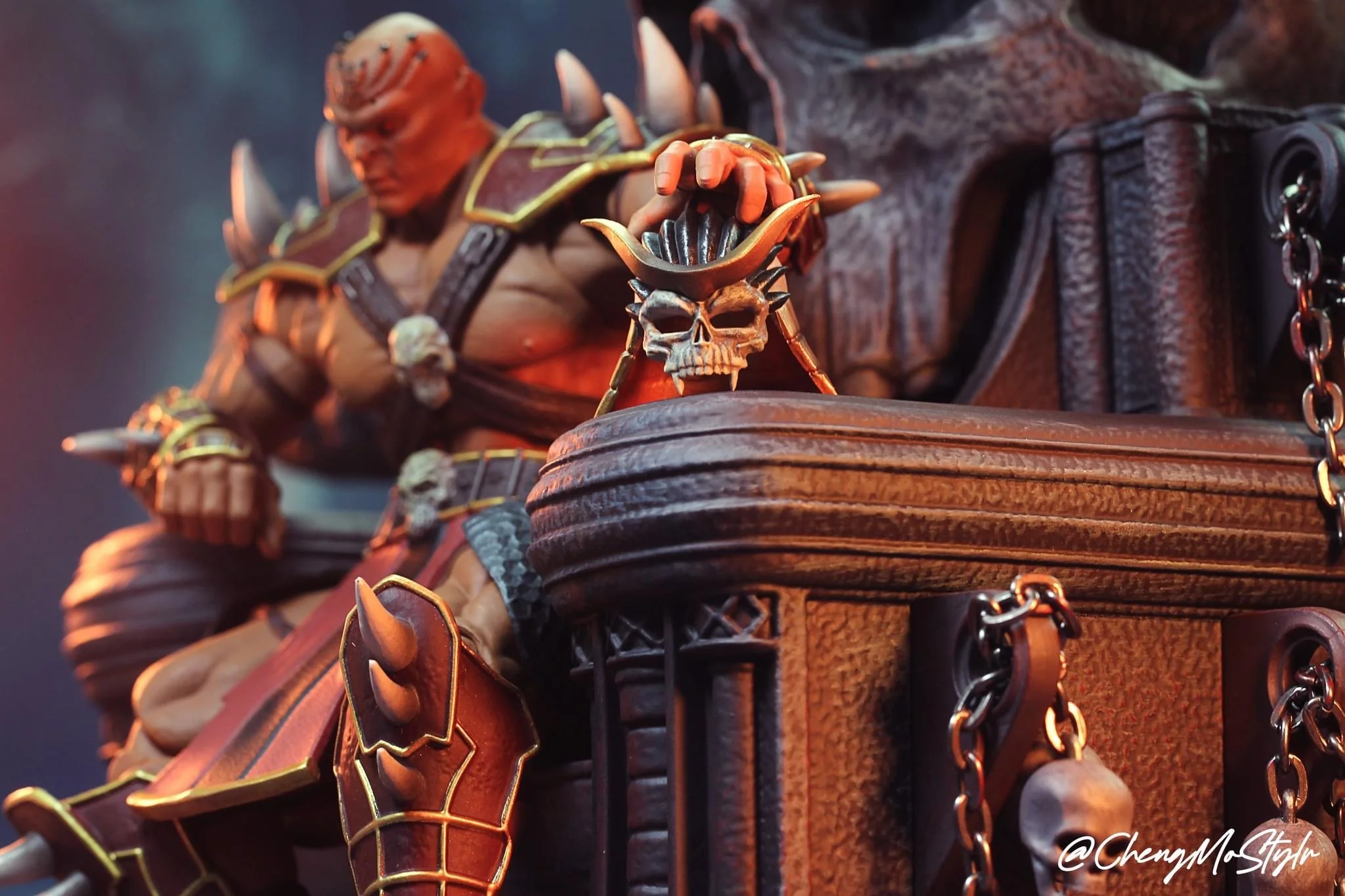Pedido Figura Shao Kahn con Trono (Deluxe Edition) - Mortal Kombat marca Storm Collectibles escala 1/12 - Image 45