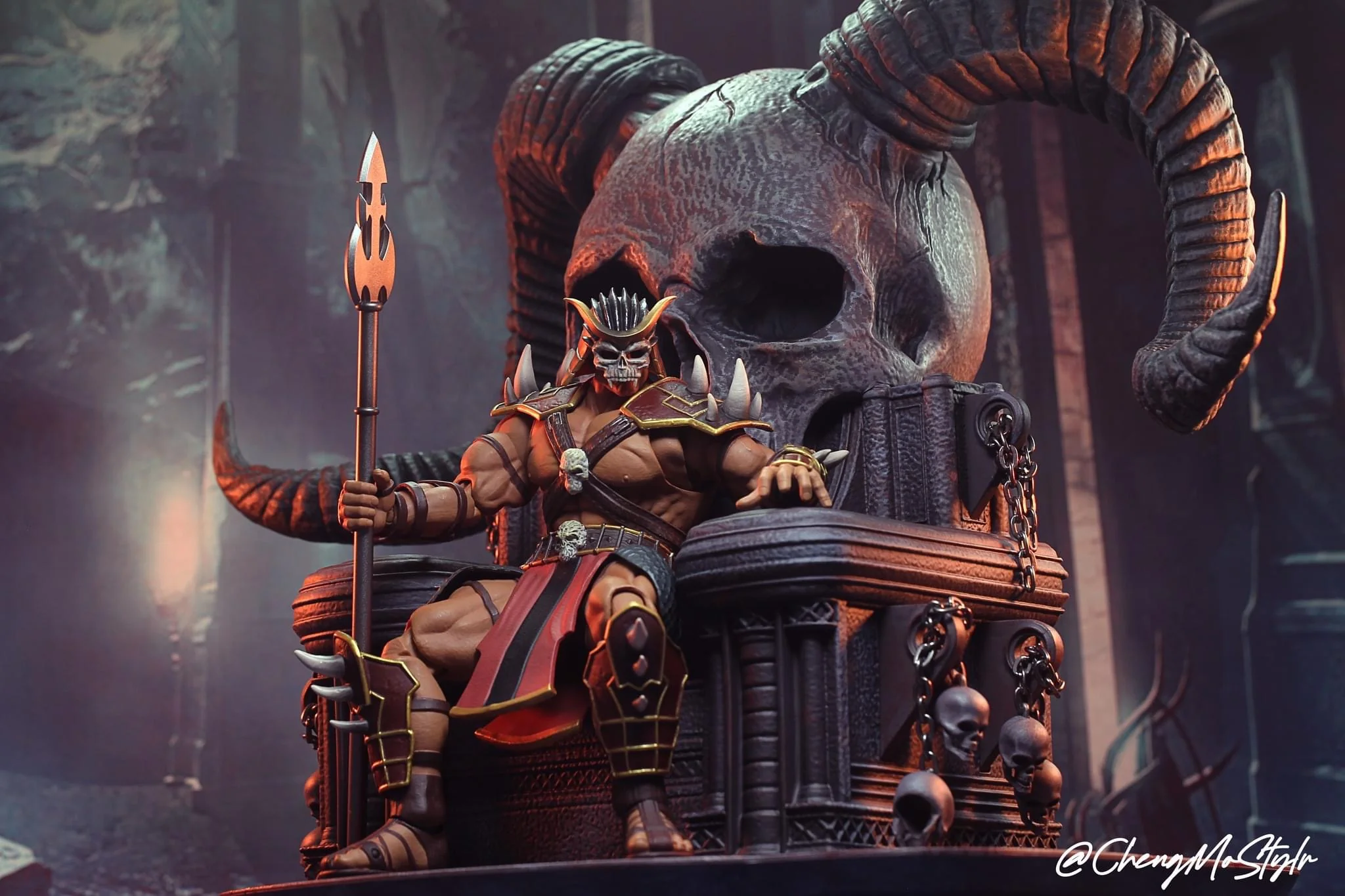 Pedido Figura Shao Kahn con Trono (Deluxe Edition) - Mortal Kombat marca Storm Collectibles escala 1/12 - Image 46