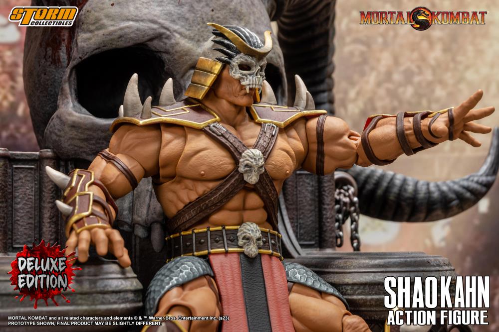 Pedido Figura Shao Kahn con Trono (Deluxe Edition) - Mortal Kombat marca Storm Collectibles escala 1/12 - Image 5