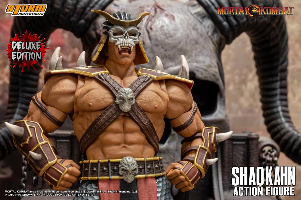 Pedido Figura Shao Kahn con Trono (Deluxe Edition) - Mortal Kombat marca Storm Collectibles escala 1/12 - Image 7