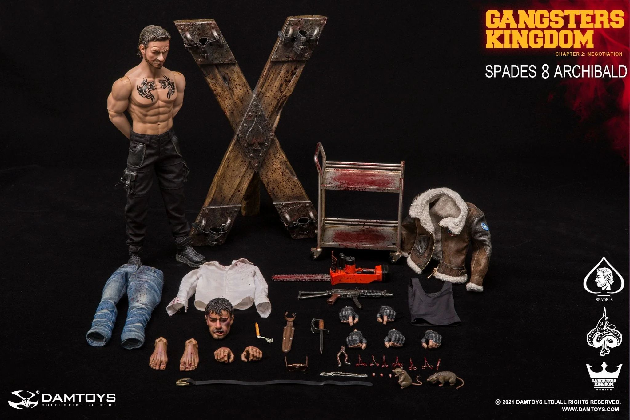 Pedido Figura Spade 8 Archibald (Deluxe Edition) - Gangsters Kingdom marca Damtoys GK024LE escala 1/6 - Image 12