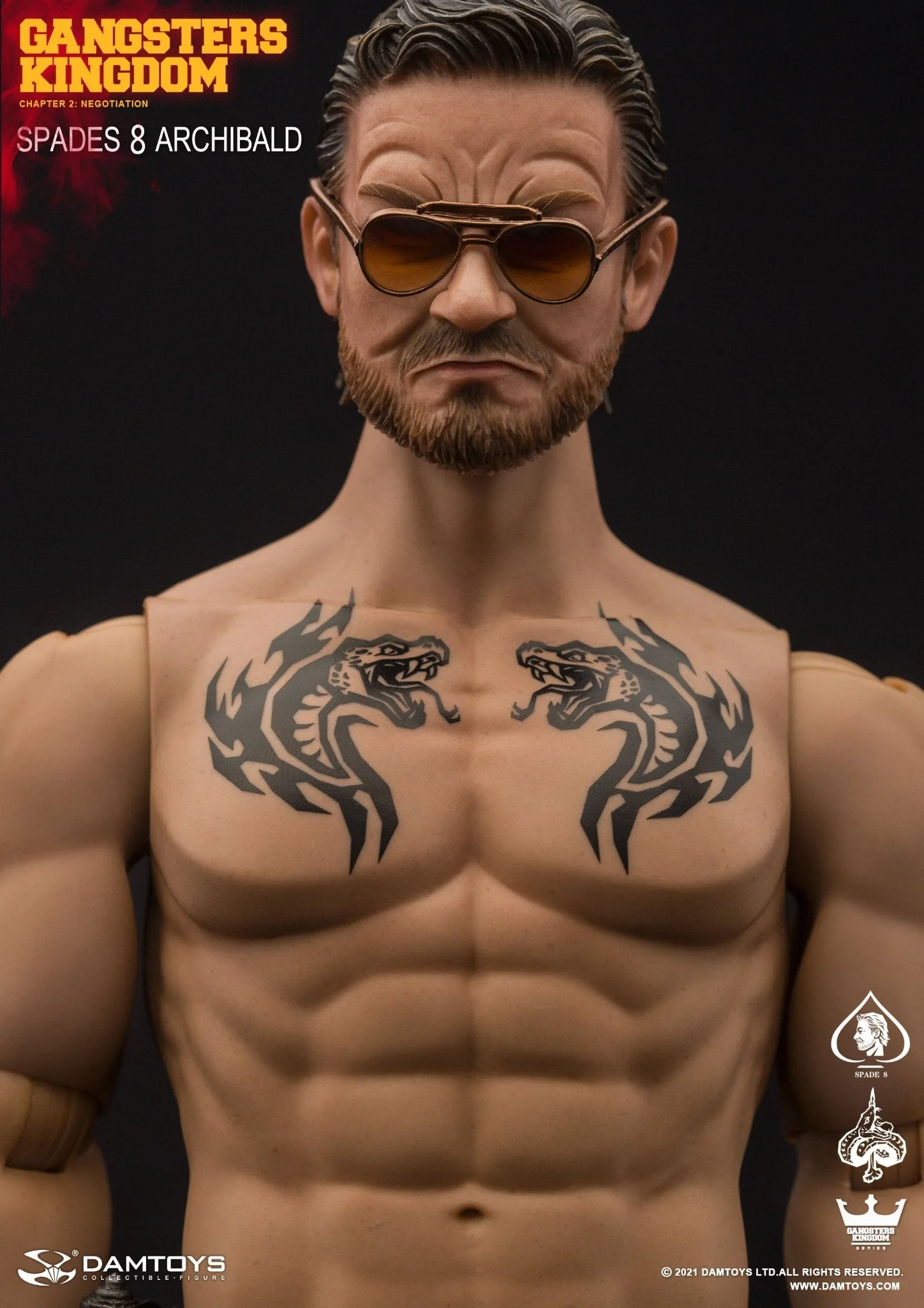 Pedido Figura Spade 8 Archibald (Deluxe Edition) - Gangsters Kingdom marca Damtoys GK024LE escala 1/6 - Image 6