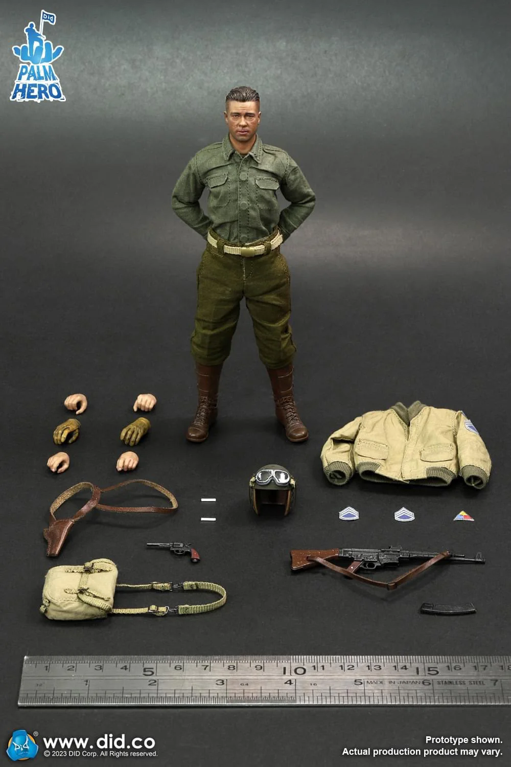 Pedido Figura SSGT Donald - “Hell On Wheels” - Palm Hero Series marca DID XA80019 escala pequeña 1/12 - Image 16