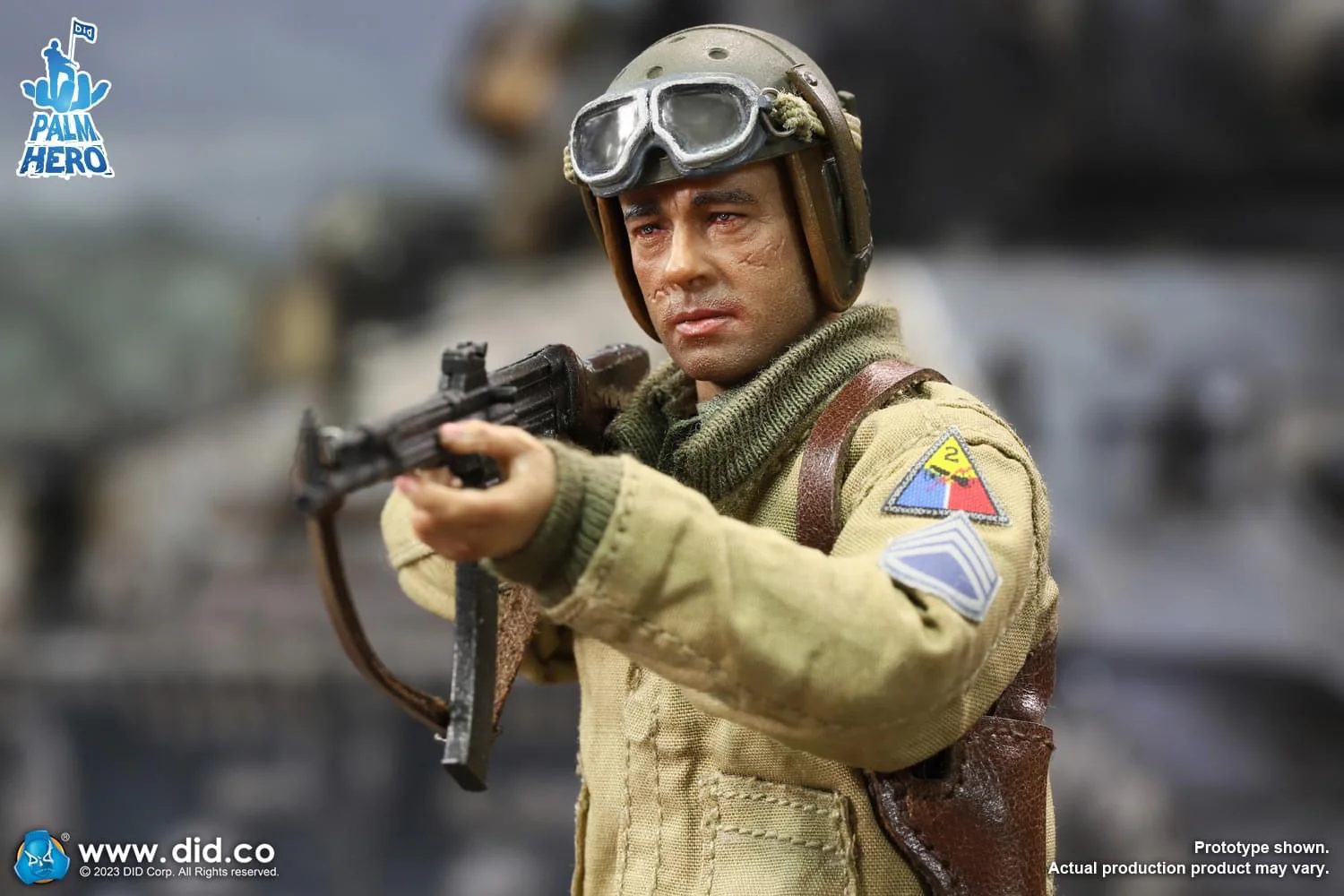 Pedido Figura SSGT Donald - “Hell On Wheels” - Palm Hero Series marca DID XA80019 escala pequeña 1/12 - Image 3