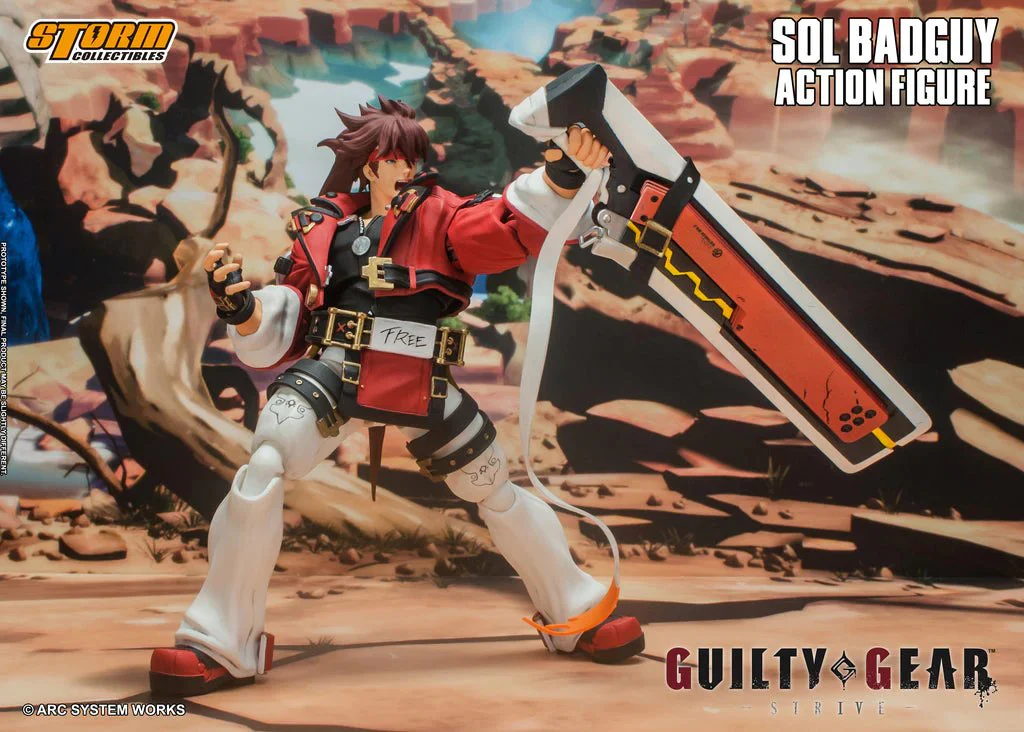 Pedido Figura Strive Sol Badguy - Guily Gear  marca Storm Collectibles ACSB01 escala 1/12 - Image 6