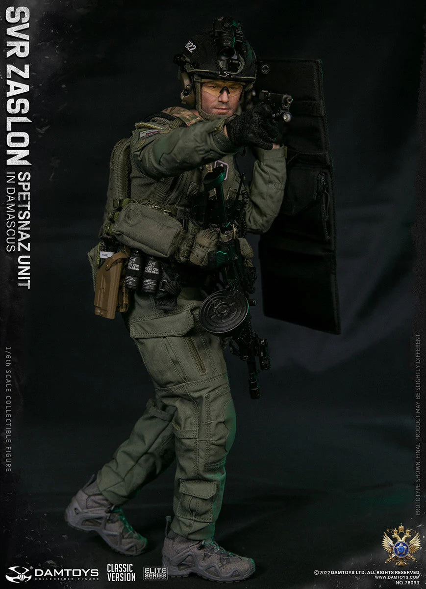 Pedido Figura SVR Zaslon in Damascus Classic - Russian Spetsnaz Unit marca Damtoys 78093 escala 1/6 - Image 36