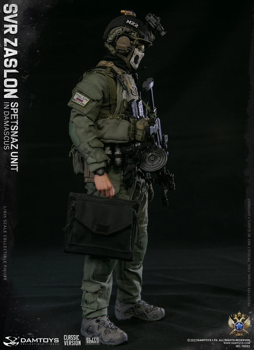 Pedido Figura SVR Zaslon in Damascus Classic - Russian Spetsnaz Unit marca Damtoys 78093 escala 1/6 - Image 6