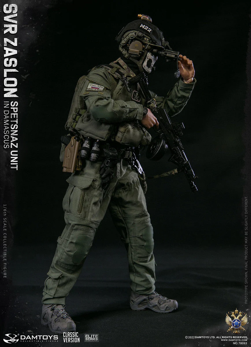 Pedido Figura SVR Zaslon in Damascus Classic - Russian Spetsnaz Unit marca Damtoys 78093 escala 1/6 - Image 7