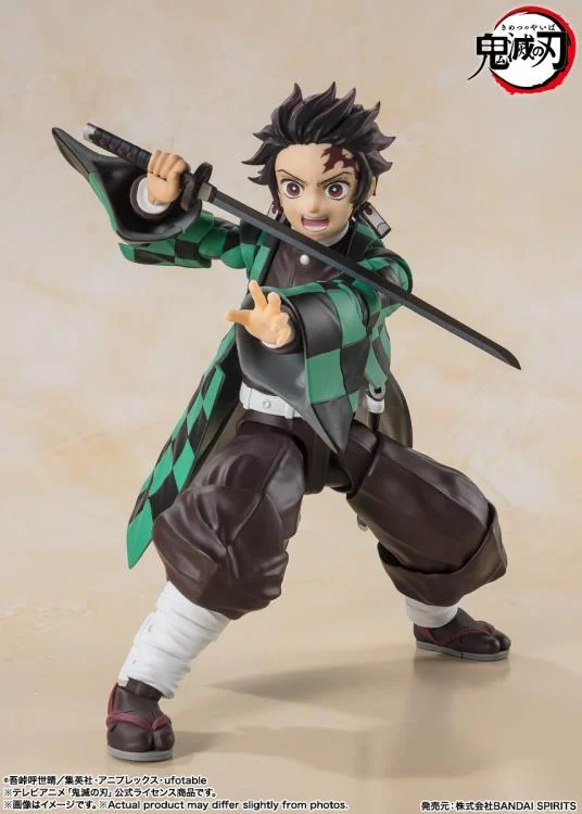 Pedido Figura Tanjiro Kamado - Demon Slayer: Kimetsu no Yaiba - S.H.Figuarts marca Bandai Spirits escala pequeña 1/12 - Image 3