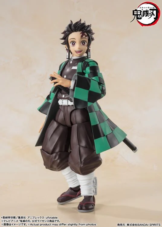 Pedido Figura Tanjiro Kamado - Demon Slayer: Kimetsu no Yaiba - S.H.Figuarts marca Bandai Spirits escala pequeña 1/12 - Image 5