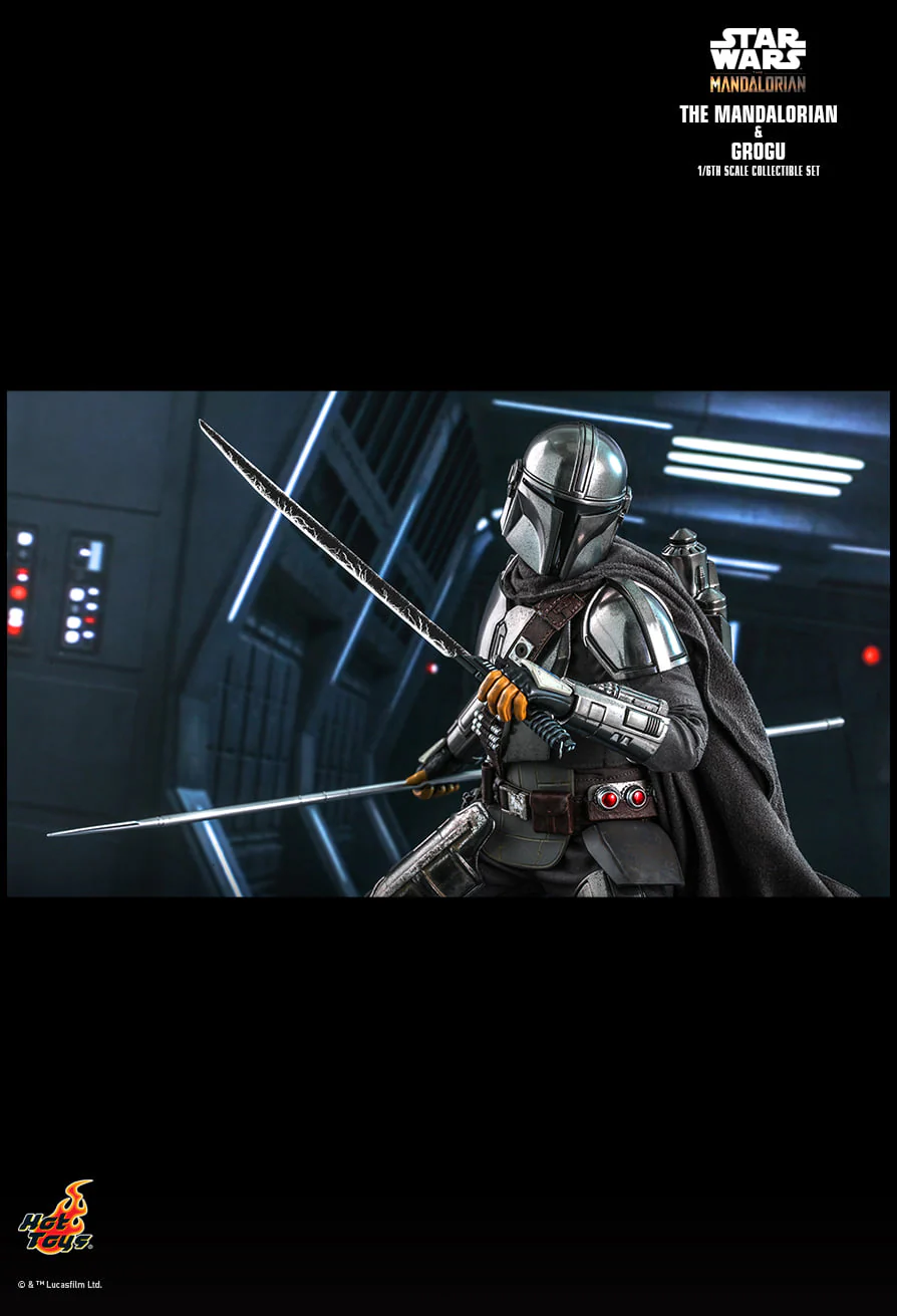 Pedido Figura The Mandalorian™ & Grogu™ (Normal version) - Star Wars: The Mandalorian marca Hot Toys TMS051 escala 1/6 - Image 5