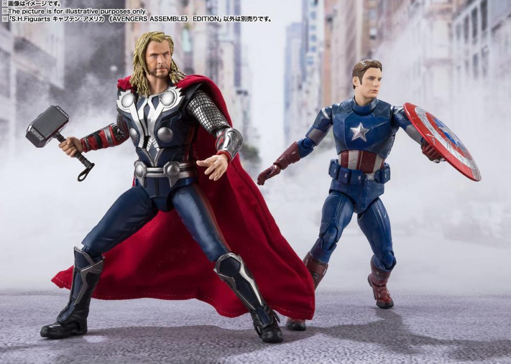Pedido Figura Thor - The Avengers: Avengers Assemble Edition - S.H.Figuarts marca Bandai Spirits escala pequeña 1/12 - Image 6