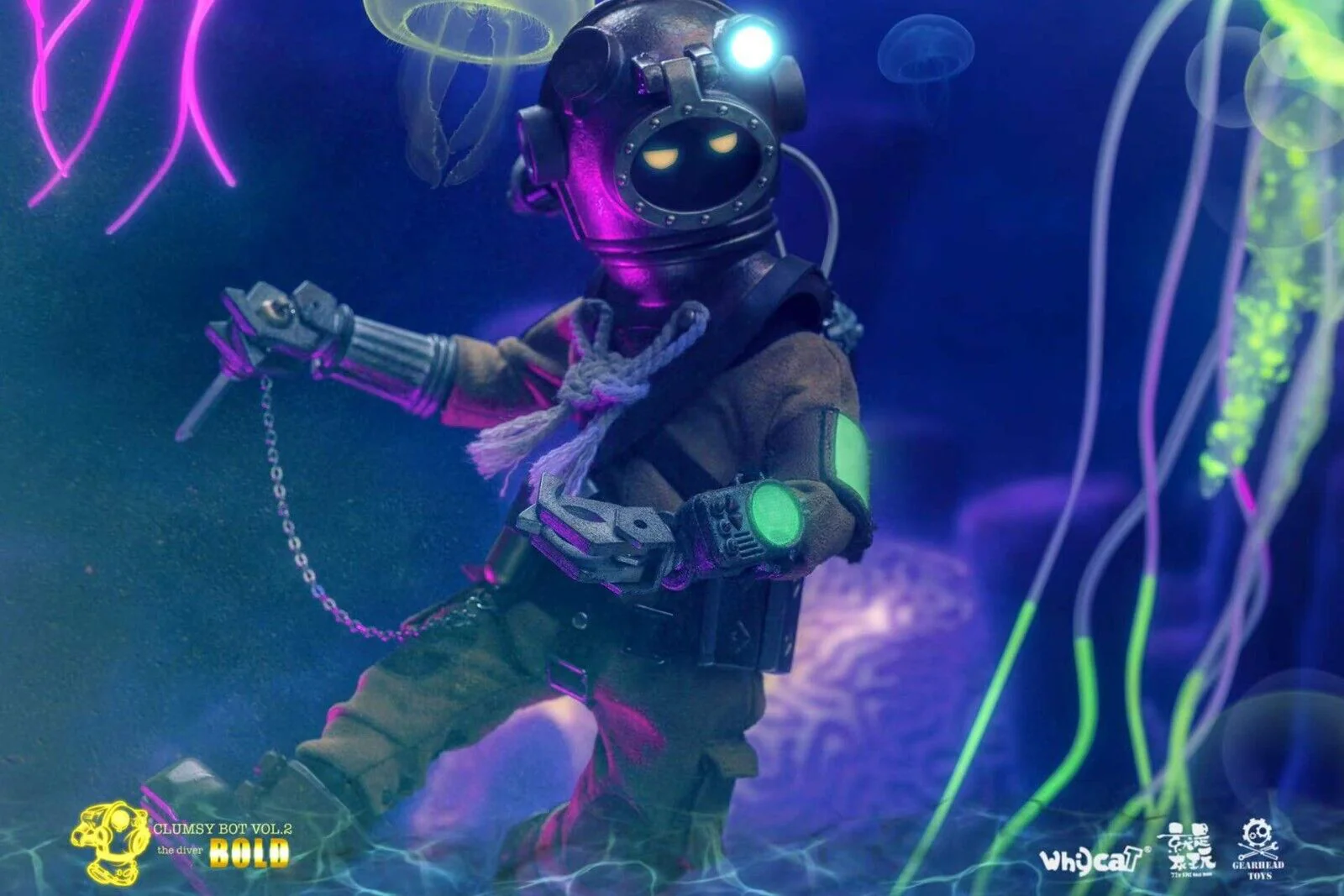 Pedido Figura Underwater Welder - The Diver Bold marca Gearhead Toys GHT003 escala pequeña 1/12 - Image 13