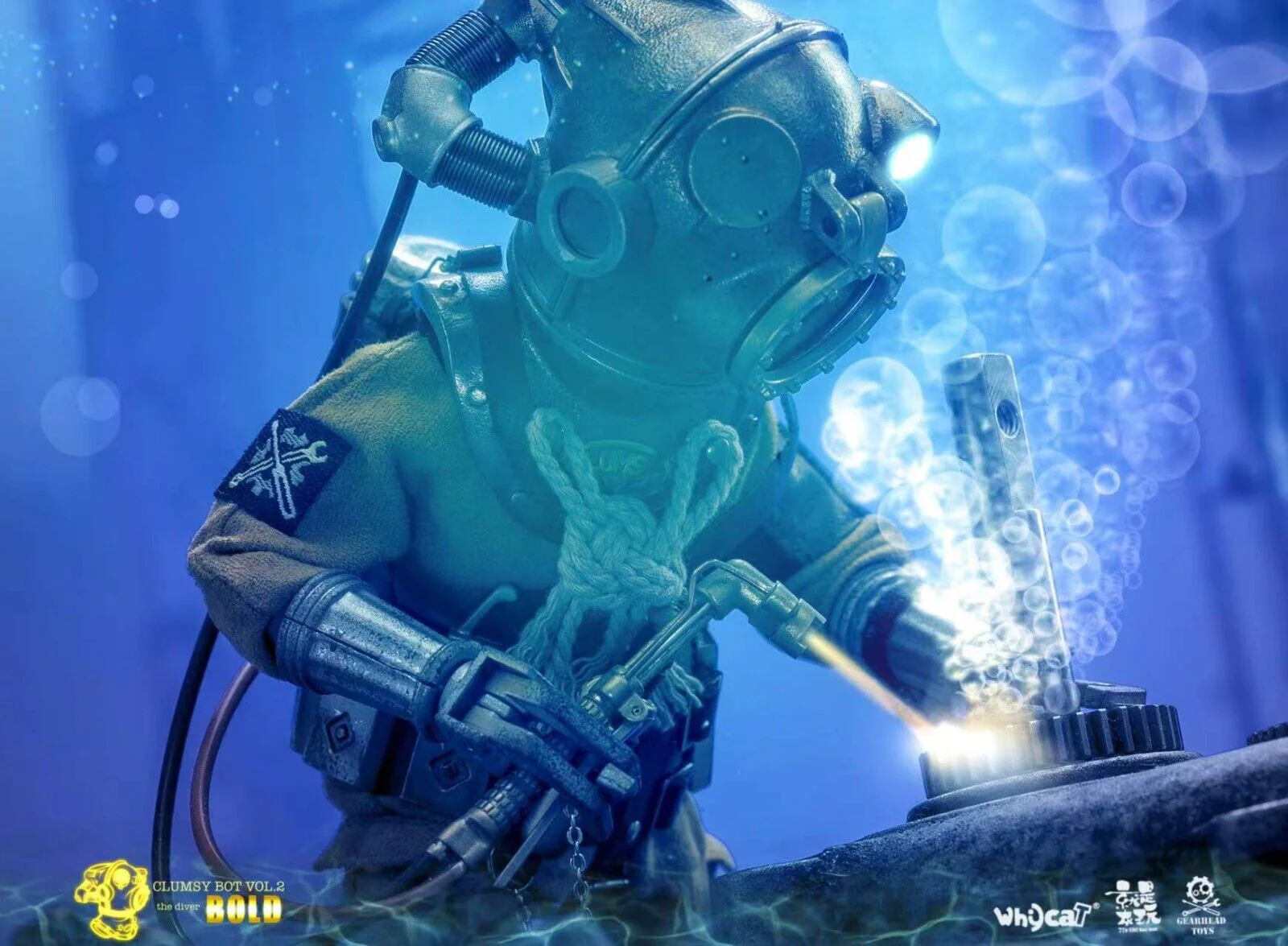 Pedido Figura Underwater Welder - The Diver Bold marca Gearhead Toys GHT003 escala pequeña 1/12 - Image 15