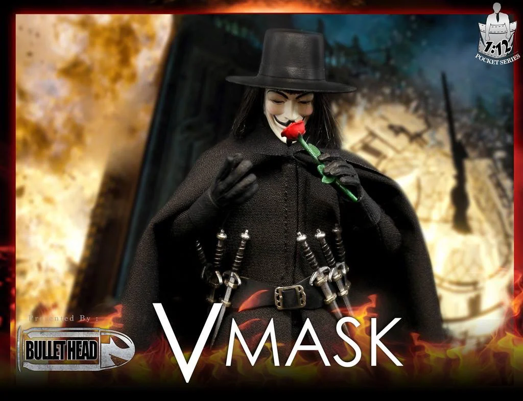 Pedido Figura V-MASK Venganza marca Bullet Head escala pequeña 1/12 - Image 8
