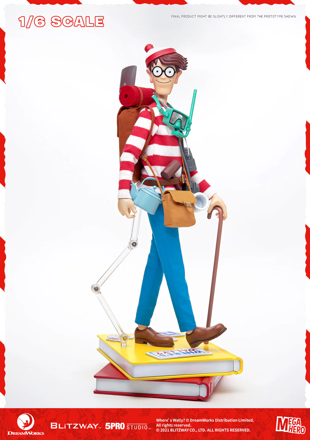 Pedido Figura Wally - Where´s Waldo? marca Blitzway 5PRO-MG-20301 escala 1/6