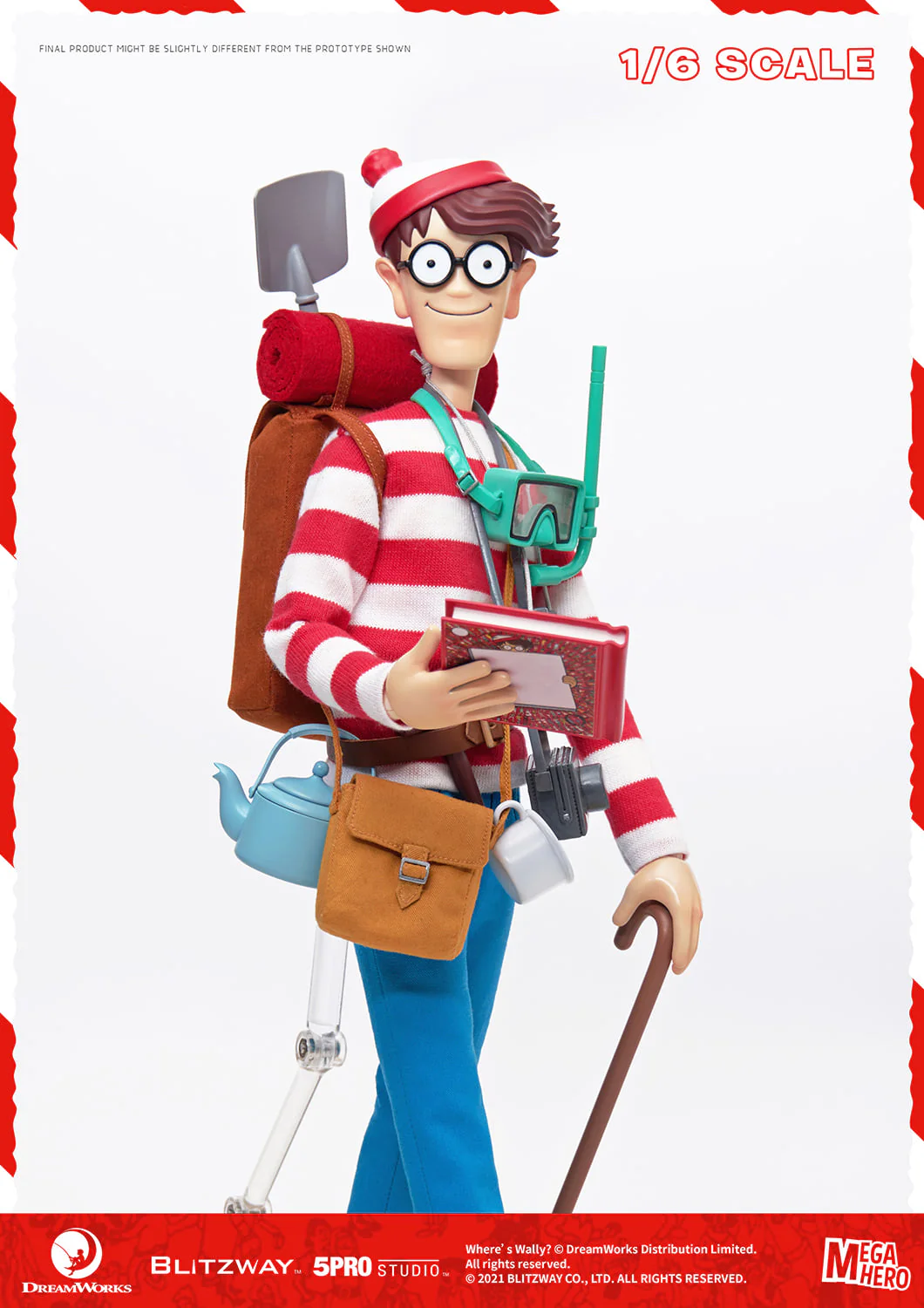 Pedido Figura Wally - Where´s Waldo? marca Blitzway 5PRO-MG-20301 escala 1/6 - Image 13