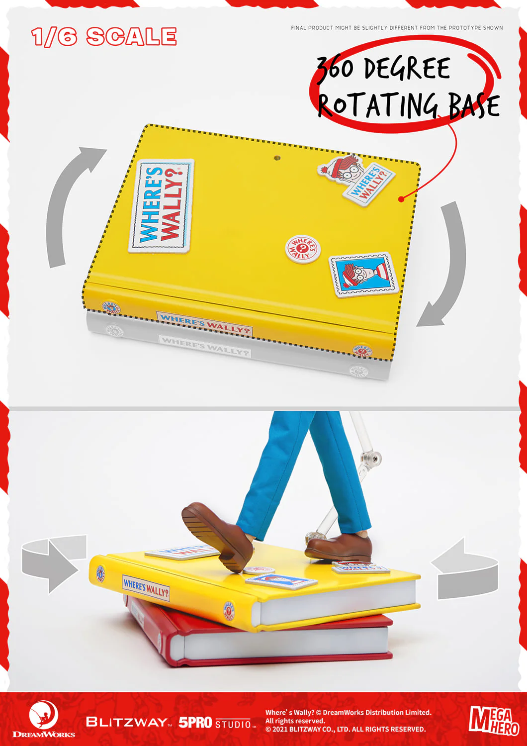 Pedido Figura Wally - Where´s Waldo? marca Blitzway 5PRO-MG-20301 escala 1/6 - Image 14