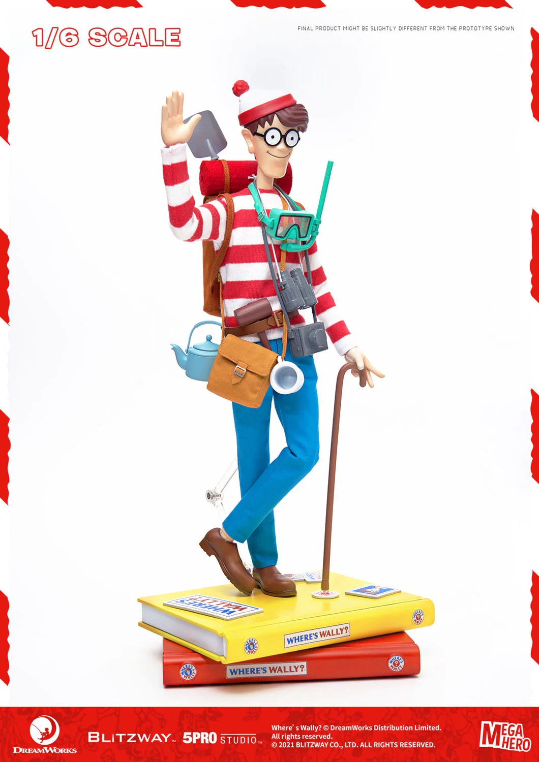 Pedido Figura Wally - Where´s Waldo? marca Blitzway 5PRO-MG-20301 escala 1/6 - Image 15