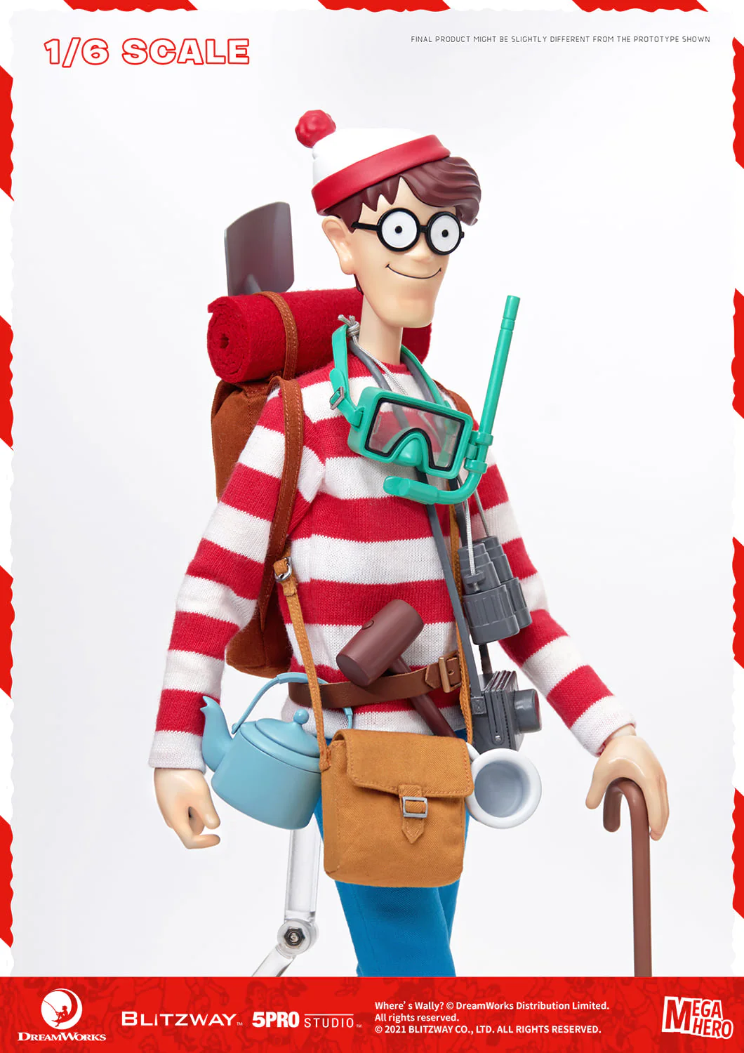 Pedido Figura Wally - Where´s Waldo? marca Blitzway 5PRO-MG-20301 escala 1/6 - Image 16