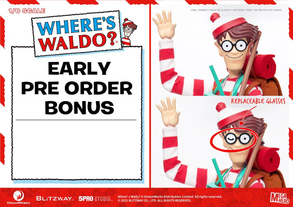 Pedido Figura Wally - Where´s Waldo? marca Blitzway 5PRO-MG-20301 escala 1/6 - Image 17